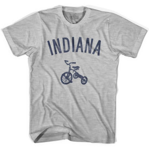 Indiana State Tricycle Youth Cotton T-shirt - Grey Heather Indiana State Tricycle Youth Cotton T-shirt - Grey Heather