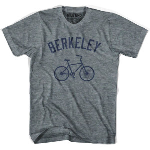 Berkeley Vintage Bike T-shirt-Adult - Athletic Grey Berkeley Vintage Bike T-shirt-Adult - Athletic Grey