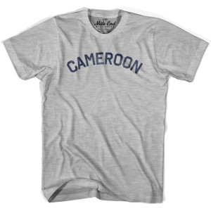 Cameroon Vintage T-shirt-Adult - Grey Heather Cameroon Vintage T-shirt-Adult - Grey Heather