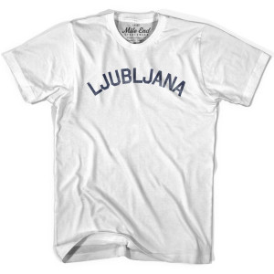 Ljubljana Vintage T-shirt-Adult - Grey Heather