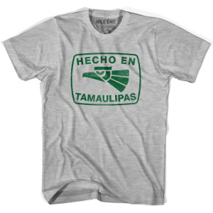 Hecho En Tamaulipas Vintage T-shirt-Adult - Grey Heather
