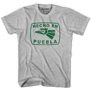 Hecho En Puebla Vintage T-shirt-Adult - Grey Heather Hecho En Puebla Vintage T-shirt-Adult - Grey Heather