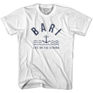 Bari Anchor Life on the Strand T-shirt-Adult - White Bari Anchor Life on the Strand T-shirt-Adult - White