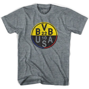 Ultras Dortmund X USA Pulisic Soccer T-shirt - Athletic Grey Ultras Dortmund X USA Pulisic Soccer T-shirt - Athletic Grey