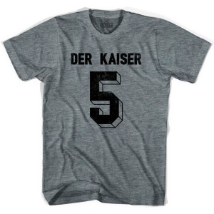 Ultras Der Kaiser 5 Soccer T-shirt - Athletic Grey Ultras Der Kaiser 5 Soccer T-shirt - Athletic Grey