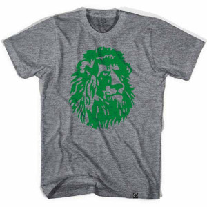 Cameroon Indomitable Lions Lion Soccer T-shirt - Athletic Grey Cameroon Indomitable Lions Lion Soccer T-shirt - Athletic Grey
