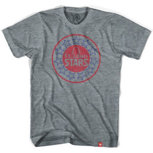 St. Louis Stars Soccer T-shirt - Athletic Grey St. Louis Stars Soccer T-shirt - Athletic Grey