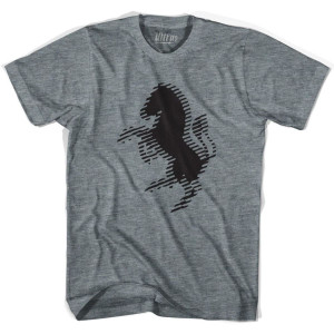 Zebra Soccer T-shirt - Athletic Grey