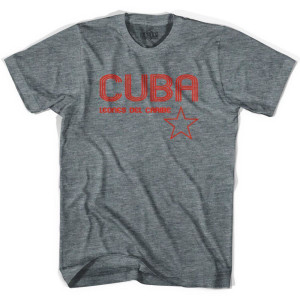 Ultras Cuba Soccer T-shirt-Athletic Grey Ultras Cuba Soccer T-shirt-Athletic Grey