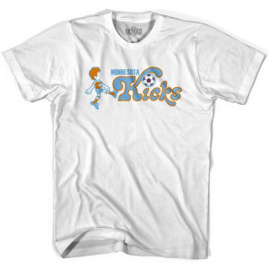 Ultras Minnesota Kicks Soccer T-shirt-White Ultras Minnesota Kicks Soccer T-shirt-White