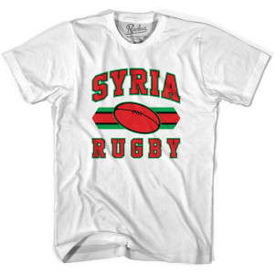Sryia Rugby Ball 90's Rugby Ball T-shirt - White Sryia Rugby Ball 90's Rugby Ball T-shirt - White