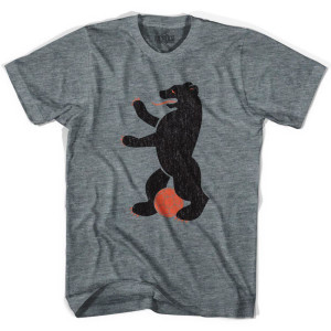 Ultras Berlin Bear Soccer Ultras Soccer T-shirt - Athletic Grey Ultras Berlin Bear Soccer Ultras Soccer T-shirt - Athletic Grey