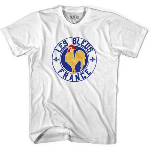 Ultras France Les Bleus Soccer Youth T-shirt - White Ultras France Les Bleus Soccer Youth T-shirt - White