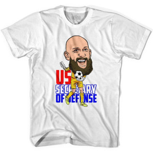Ultras Tim Howard Caricature Soccer T-shirt - White Ultras Tim Howard Caricature Soccer T-shirt - White
