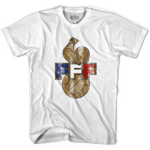 Ultras France Soccer Logo Soccer T-shirt - White Ultras France Soccer Logo Soccer T-shirt - White