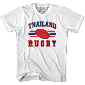Thailand 90's Rugby Ball T-shirt - White Thailand 90's Rugby Ball T-shirt - White