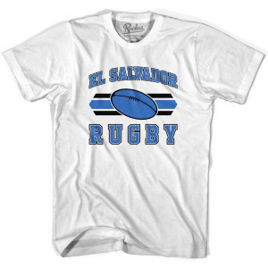 El Salvador 90's Rugby Ball T-shirt - White El Salvador 90's Rugby Ball T-shirt - White