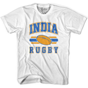 India 90's Rugby Ball T-shirt - White India 90's Rugby Ball T-shirt - White