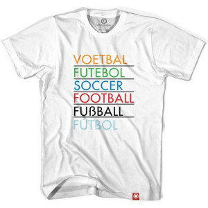 Soccer Language T-shirt - White Soccer Language T-shirt - White