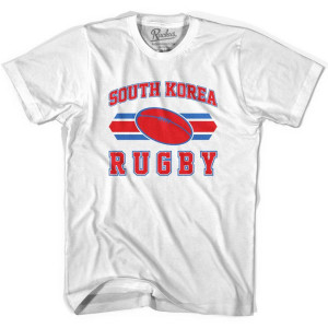 South Korea 90's Rugby Ball T-shirt - White South Korea 90's Rugby Ball T-shirt - White