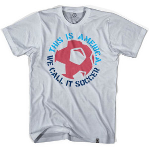 We Call It Soccer T-shirt - Cool Grey We Call It Soccer T-shirt - Cool Grey