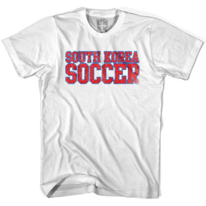 South Korea Soccer Nations World Cup T-shirt-White South Korea Soccer Nations World Cup T-shirt-White