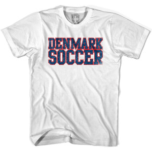 Denmark Soccer Nations World Cup T-shirt - White Denmark Soccer Nations World Cup T-shirt - White