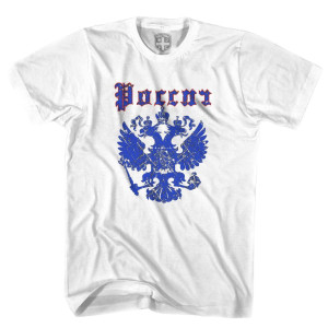 Russia Eagle T-shirt - White