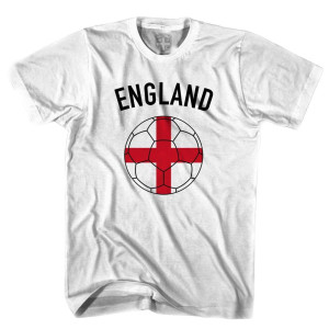 England Soccer Ball T-shirt - White England Soccer Ball T-shirt - White