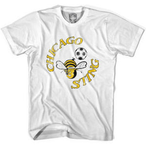Chicago Sting Soccer T-shirt - White Chicago Sting Soccer T-shirt - White