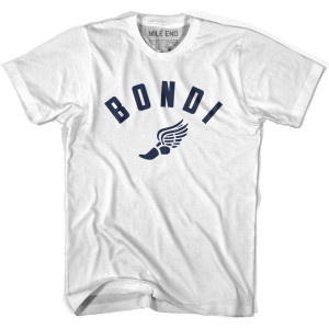 Bondi Running Winged Foot Track T-shirt - White
