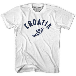 Croatia Running Winged Foot Track T-shirt - White Croatia Running Winged Foot Track T-shirt - White