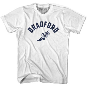 Bradford Running Winged Foot Track T-shirt - White