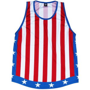 The Champ Sport Tank Made In USA - Red White Blue The Champ Sport Tank Made In USA - Red White Blue