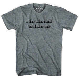 Fictional Athlete T-shirt - Athletic Grey Fictional Athlete T-shirt - Athletic Grey