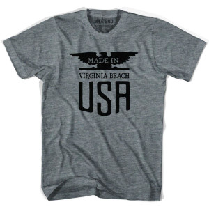 Made In USA Virginia Vintage Eagle T-shirt - Athletic Grey Made In USA Virginia Vintage Eagle T-shirt - Athletic Grey