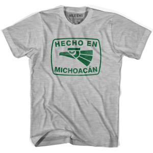 Hecho En Michoacan Vintage T-shirt - Grey Heather Hecho En Michoacan Vintage T-shirt - Grey Heather