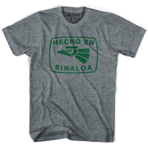Hecho En Sinaloa Vintage T-shirt - Athletic Grey