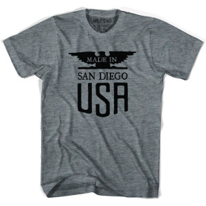 Made In USA San Antonio Vintage Eagle T-shirt - Athletic Grey Made In USA San Antonio Vintage Eagle T-shirt - Athletic Grey