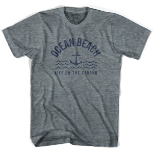 Ocean Anchor Life on the Strand T-shirt - Athletic Grey Ocean Anchor Life on the Strand T-shirt - Athletic Grey