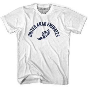 United Arab Emirates Running Winged Foot Track T-shirt - White