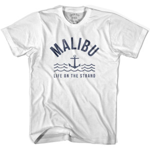 Malibu Anchor Life on the Strand T-shirt - White Malibu Anchor Life on the Strand T-shirt - White
