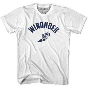 Windhoek Running Winged Foot Track T-shirt - White