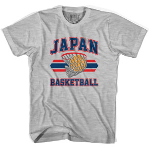Japan 90's Basketball T-shirts - Grey Heather Japan 90's Basketball T-shirts - Grey Heather