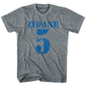 Ultras Zidane 5 Soccer T-shirt-Adult - Athletic Grey Ultras Zidane 5 Soccer T-shirt-Adult - Athletic Grey