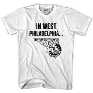 In West Philadelphia Basketball T-shirt T-shirt - White In West Philadelphia Basketball T-shirt T-shirt - White