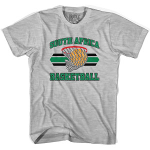 South Africa 90's Basketball T-shirts - Grey Heather South Africa 90's Basketball T-shirts - Grey Heather
