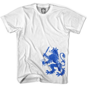 Holland Delft Lion T-shirt-Adult - White