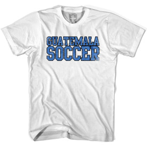 Guatemala Soccer Nations World Cup T-shirt-Adult - White