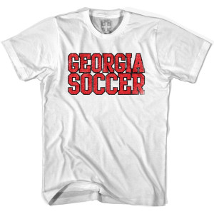 Georgia Soccer Nations World Cup T-shirt-Adult - White